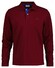Gant Contrast Piqué Long Sleeve Rugger Trui Plumped Red