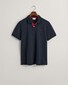 Gant Contrast Piqué Short Sleeve Subtle Stretch Polo Avond Blauw