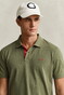 Gant Contrast Piqué Short Sleeve Subtle Stretch Polo Dry Herb Green