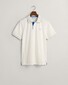 Gant Contrast Piqué Short Sleeve Subtle Stretch Polo Eggshell