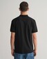 Gant Contrast Piqué Short Sleeve Subtle Stretch Polo Zwart