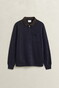 Gant Corduroy Collar Half Zip Heavy Rugger Trui Avond Blauw