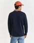 Gant Corduroy Collar Heavy Rugger Trui Avond Blauw