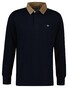 Gant Corduroy Collar Heavy Rugger Trui Avond Blauw
