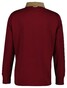 Gant Corduroy Collar Heavy Rugger Trui Plumped Red