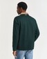 Gant Corduroy Collar Heavy Rugger Trui Tartan Green