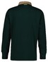 Gant Corduroy Collar Heavy Rugger Trui Tartan Green