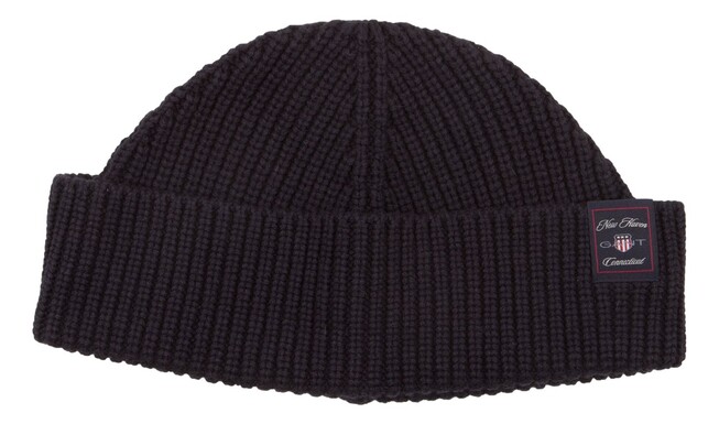 Gant Cotton Blend Fisherman Beanie Cap / Beanie Evening Blue