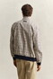 Gant Cotton Blend Harrington Check Jack Mahogany Brown