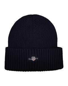 Gant Cotton Blend Logo Beanie Cap / Beanie Marine