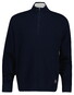 Gant Cotton Blend Rib Half Zip Trui Avond Blauw
