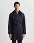 Gant Cotton Blend Trench Coat Jas Avond Blauw