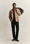 Gant Cotton Cable Crew Neck Pullover Deep Grape Wine