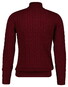 Gant Cotton Cable Rollneck Trui Plumped Red