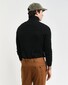Gant Cotton Cable Rollneck Trui Zwart