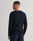 Gant Cotton Cable Ronde Hals Trui Avond Blauw