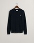 Gant Cotton Cable Ronde Hals Trui Avond Blauw