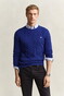 Gant Cotton Cable Ronde Hals Trui Blauw