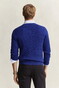 Gant Cotton Cable Ronde Hals Trui Blauw