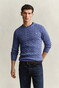 Gant Cotton Cable Ronde Hals Trui Blue Horizon