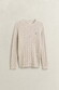 Gant Cotton Cable Ronde Hals Trui Clay Beige