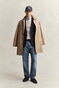 Gant Cotton Cable Ronde Hals Trui Clay Beige