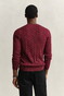 Gant Cotton Cable Ronde Hals Trui Deep Grape Wine