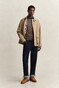 Gant Cotton Cable Ronde Hals Trui Faded Taupe