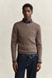 Gant Cotton Cable Ronde Hals Trui Faded Taupe