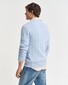 Gant Cotton Cable Ronde Hals Trui Fresh Blue
