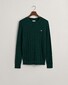 Gant Cotton Cable Ronde Hals Trui Groen