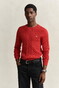 Gant Cotton Cable Ronde Hals Trui Maple Fire