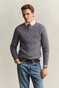 Gant Cotton Cable Ronde Hals Trui Midden Grijs