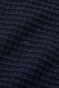Gant Cotton Check Texture Half Zip Trui Avond Blauw