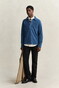 Gant Cotton Indigo Dyed Finish Rugger Trui