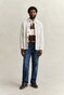 Gant Cotton Linnen Solid Color Overshirt Zand