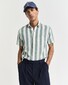 Gant Cotton Linnen Yarn Dyed Stripes Overhemd Woody Green
