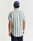 Gant Cotton Linnen Yarn Dyed Stripes Overhemd Woody Green