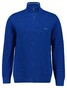 Gant Cotton Piqué Zip Cardigan Vest Lapis Blue