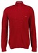 Gant Cotton Piqué Zip Cardigan Vest Ruby Red