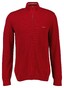 Gant Cotton Piqué Zip Cardigan Vest Ruby Red