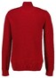 Gant Cotton Piqué Zip Cardigan Vest Ruby Red