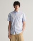 Gant Cotton Poplin Short Sleeve Button Down Overhemd Licht Blauw