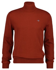 Gant Cotton Wool Rollneck Pullover Modern Rust