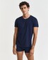 Gant Crew Neck 2Pack T-Shirt Navy-Wit