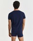 Gant Crew Neck 2Pack T-Shirt Navy-Wit
