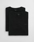 Gant Crew Neck 2Pack T-Shirt Zwart