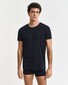 Gant Crew Neck 2Pack T-Shirt Zwart-Wit