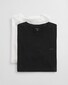 Gant Crew Neck 2Pack T-Shirt Zwart-Wit