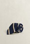 Gant Duo Stripe Silk Stropdas Classic Blue